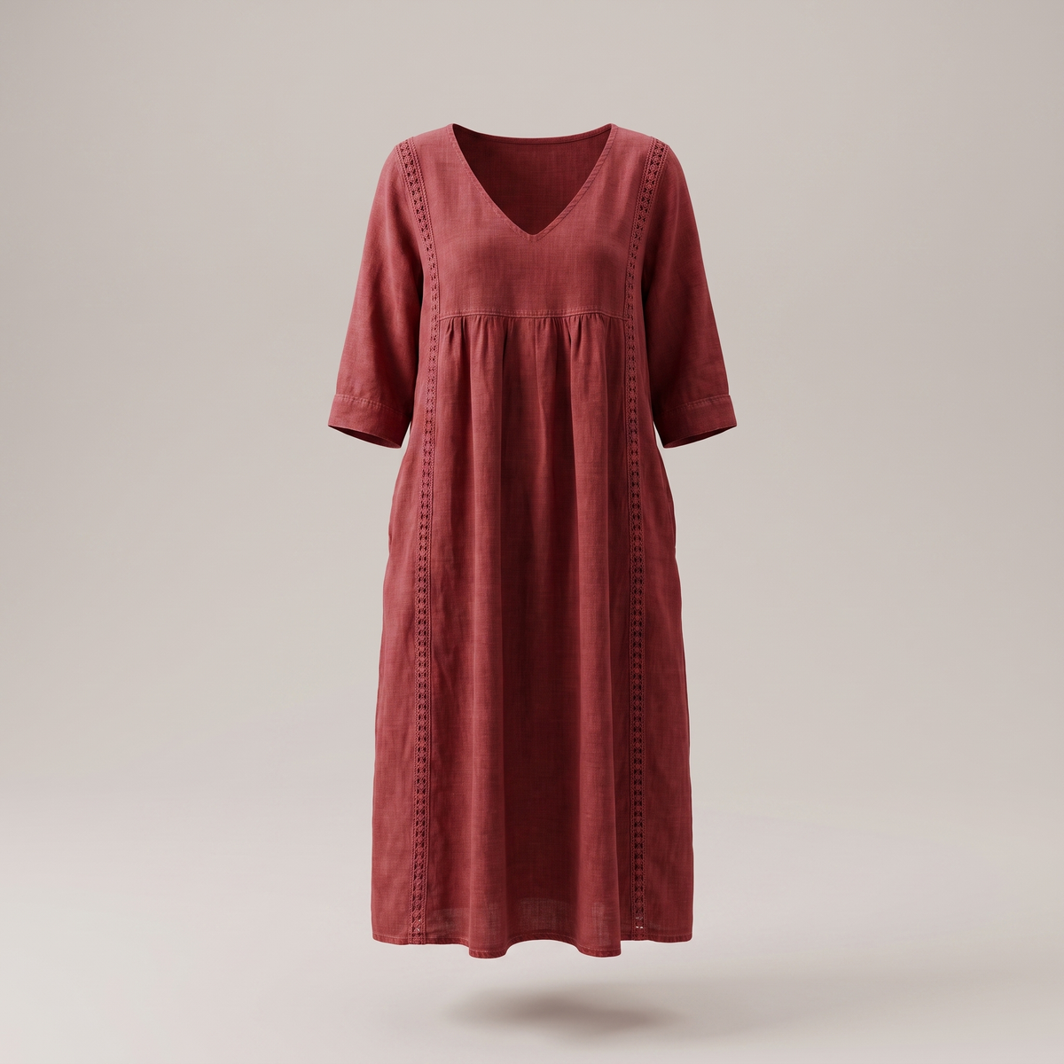 DAISY LACE TRIM DRESS