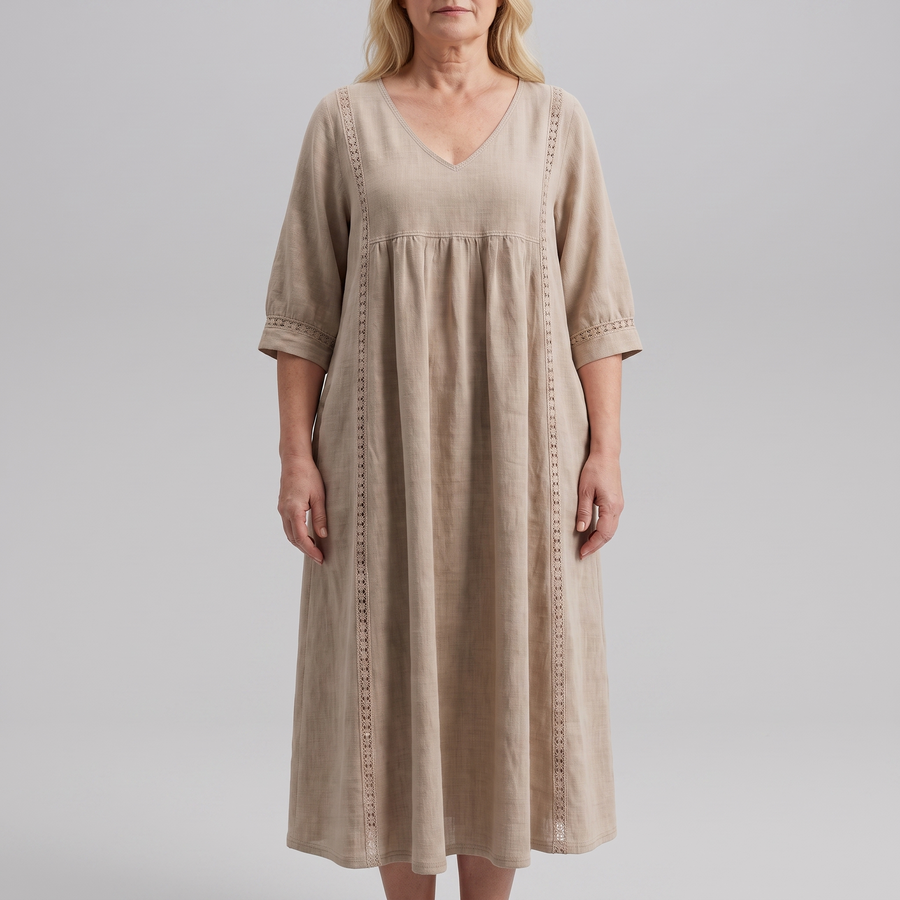 DAISY LACE TRIM DRESS