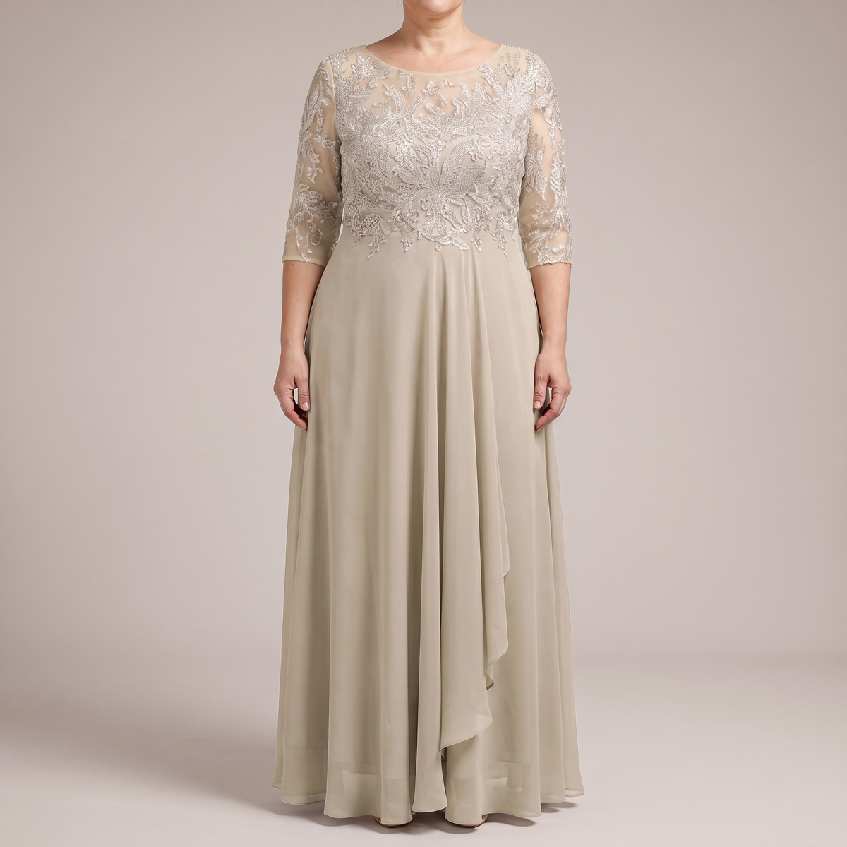 ELARA SOFT FLOW CHIFFON DRESS
