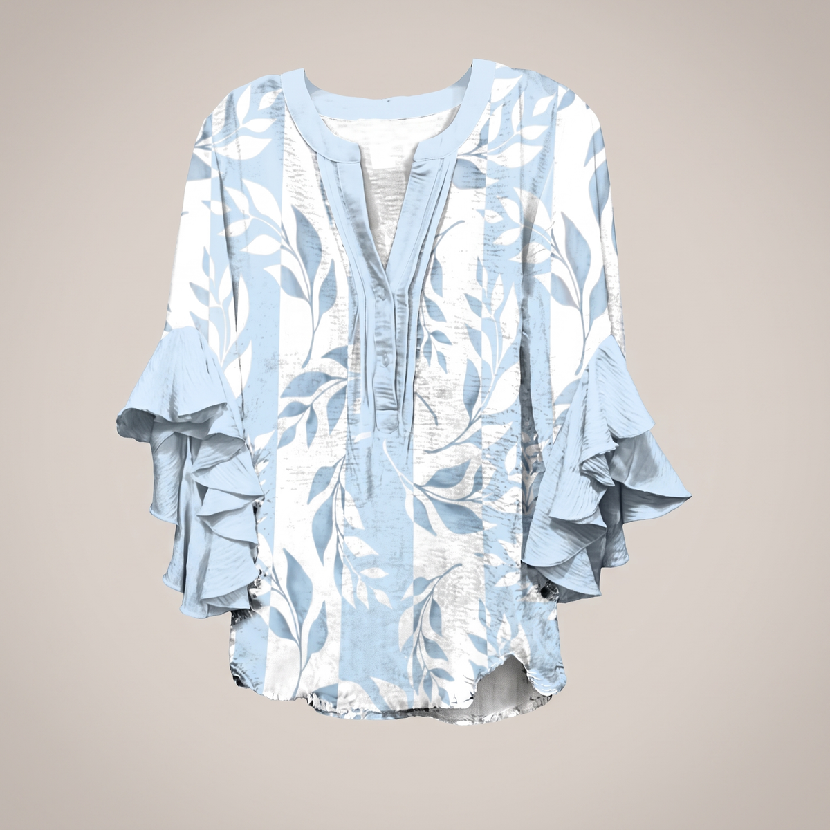 ELENORA WHISPER RUFFLE BLOUSE