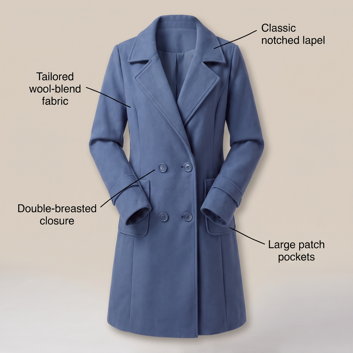ELOWEN WOOL COAT