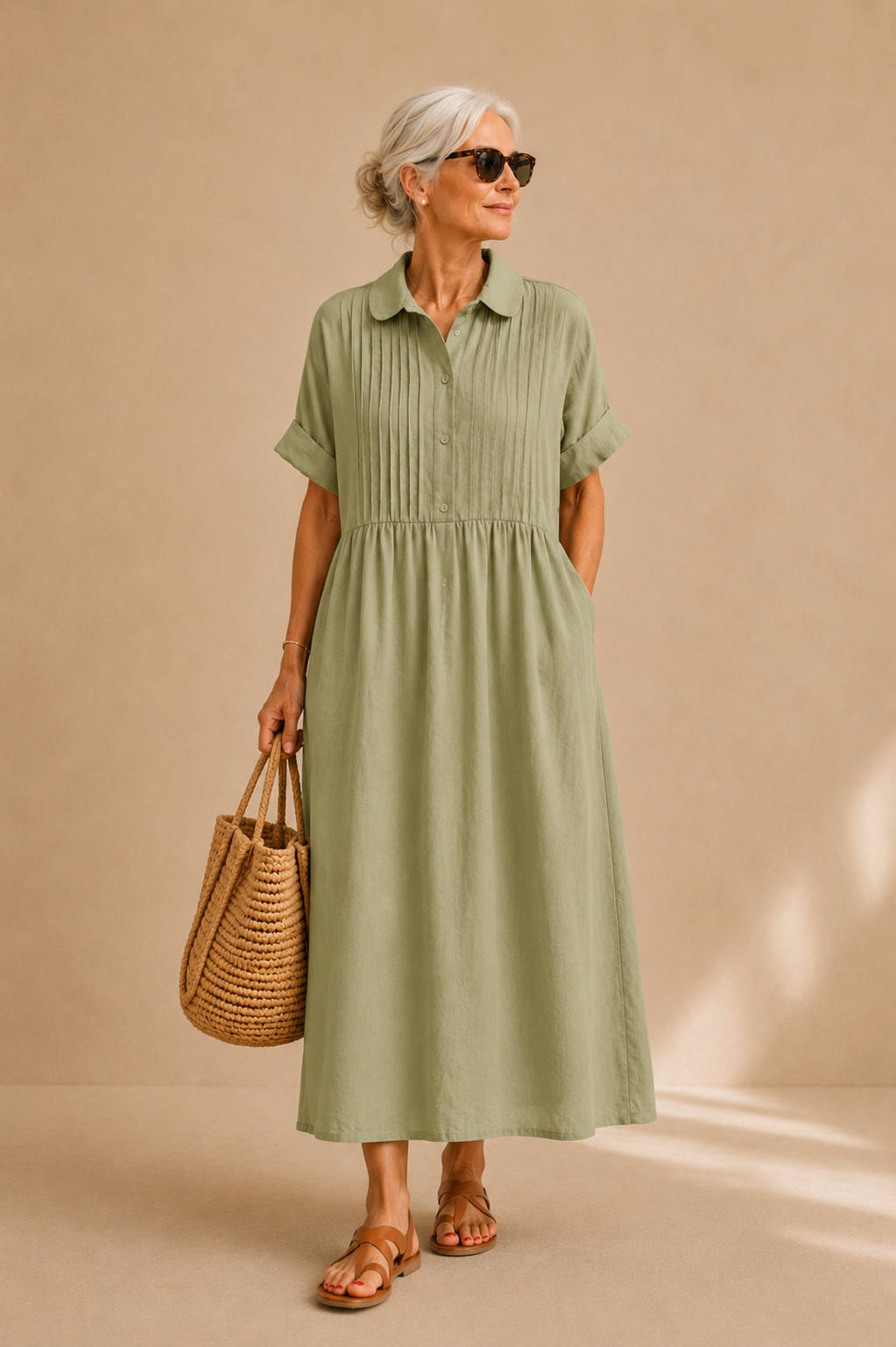Camille | Robe Chemise Élégante