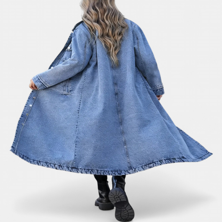 DENIM – Oversized Long Denim Coat