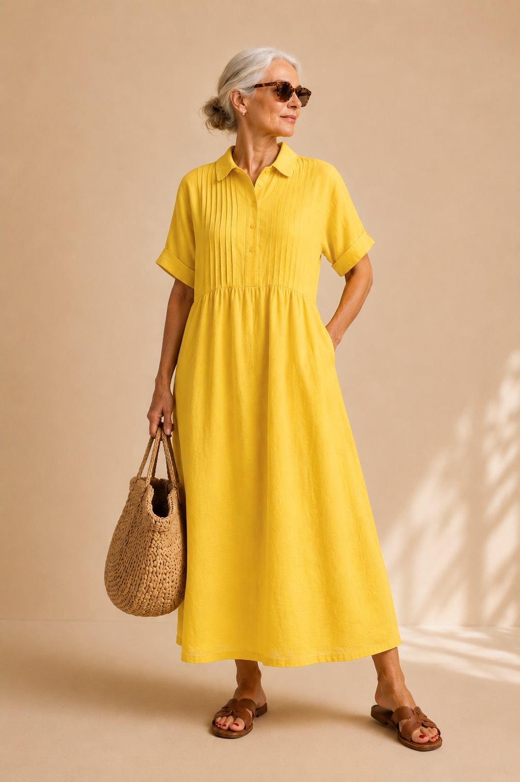 Camille | Robe Chemise Élégante