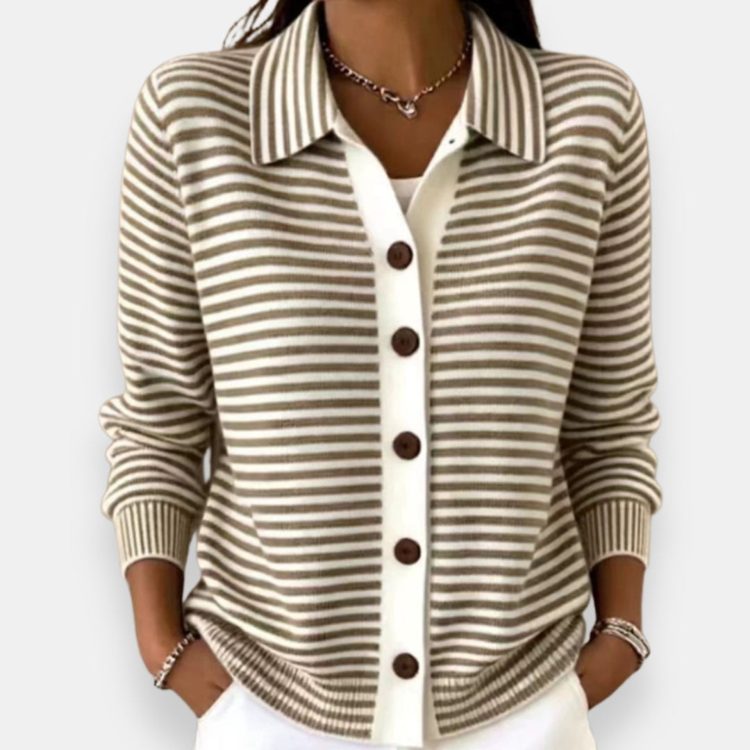 Laila | The Striped Cardigan