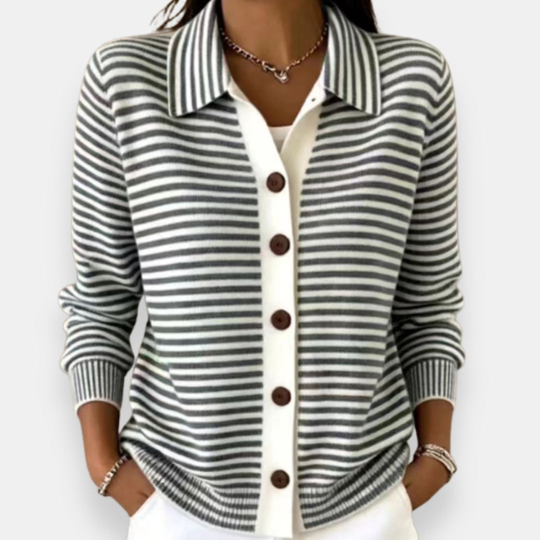 Laila | The Striped Cardigan