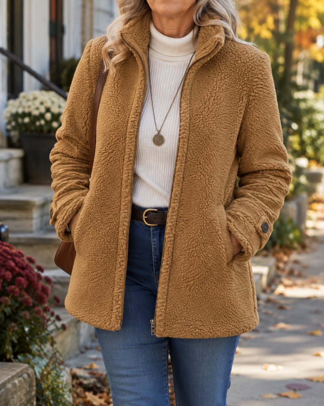Sarah | Cozy Stand Collar Jacket
