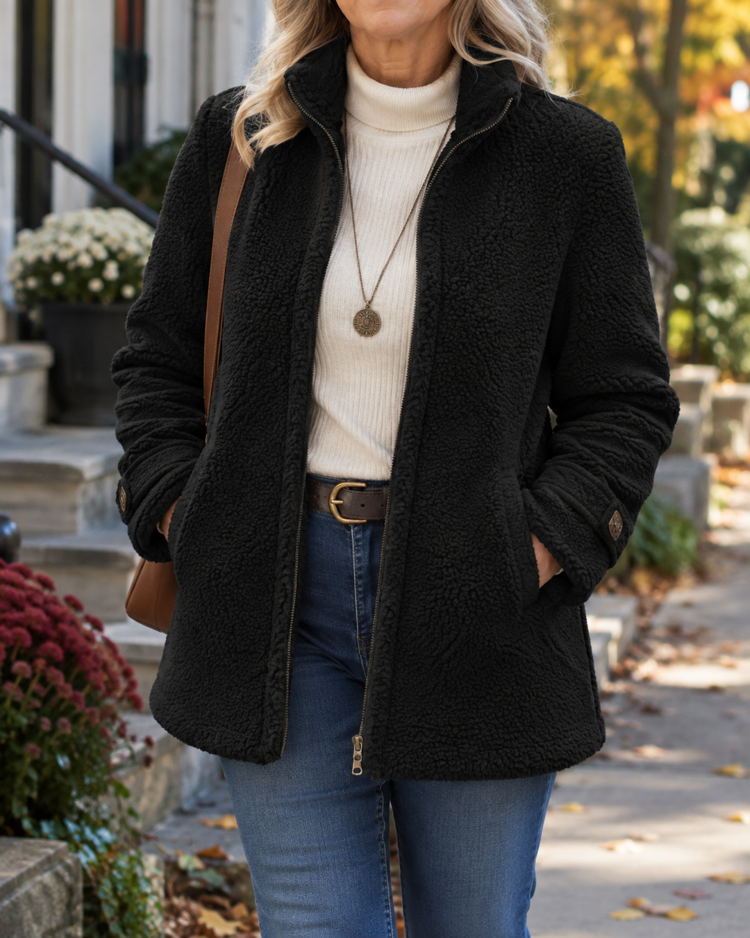 Sarah | Cozy Stand Collar Jacket