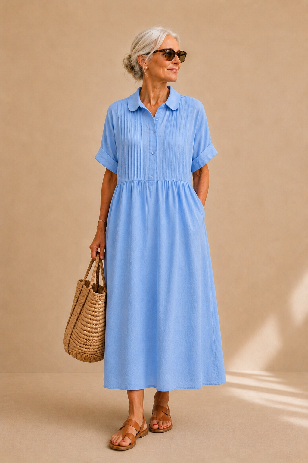 Camille | Robe Chemise Élégante