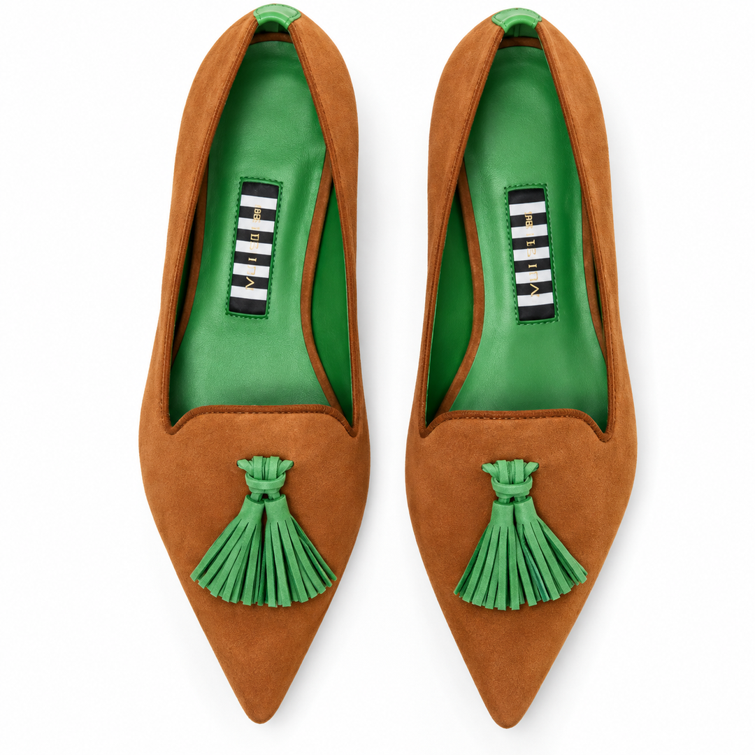 Olivia | Pointed Toe Slip-On Flats