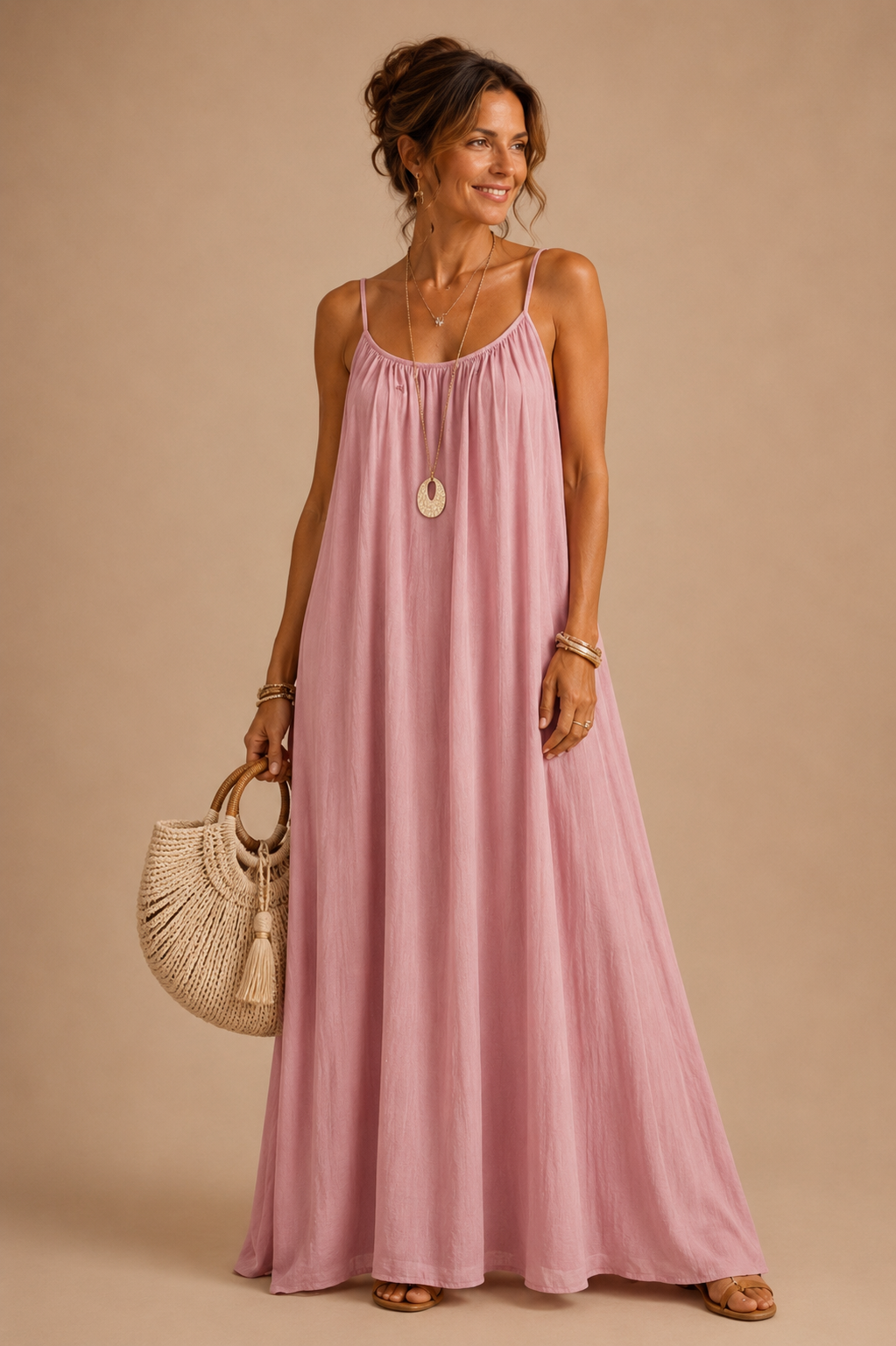 Robe longue dos nu