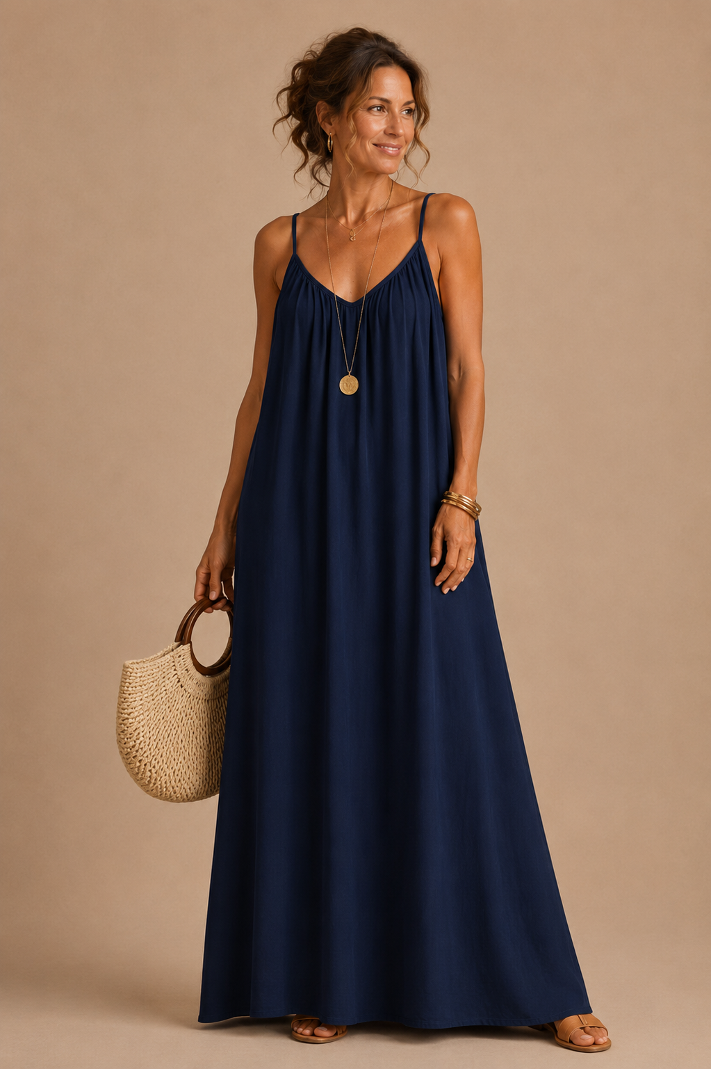 Robe longue dos nu