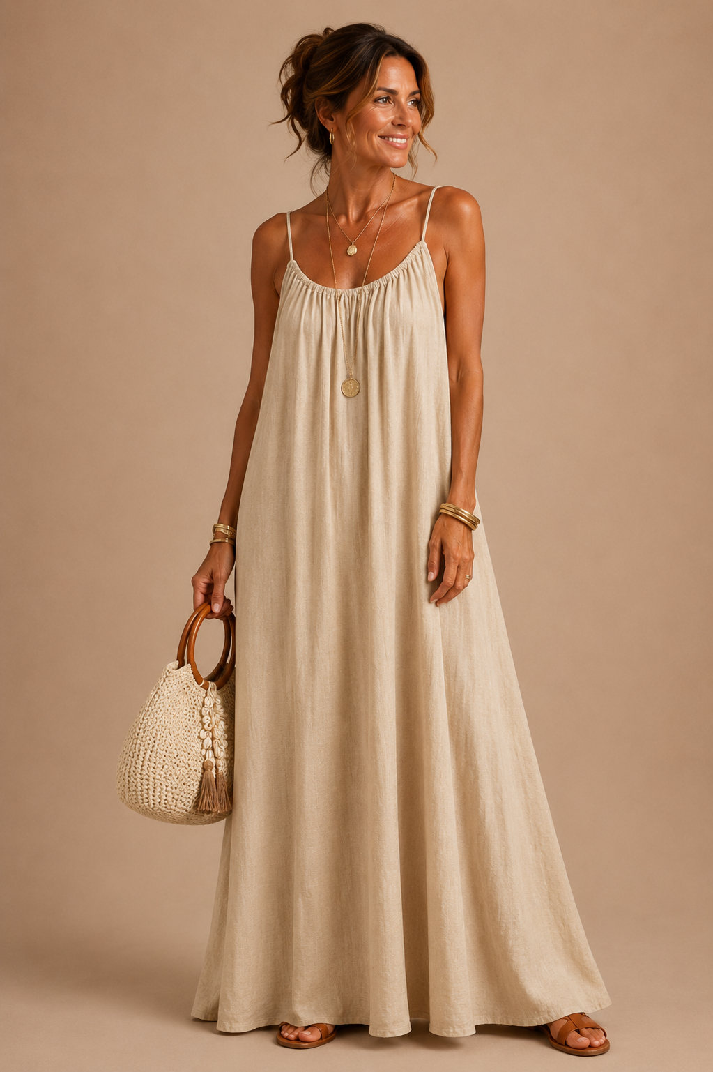 Robe longue dos nu