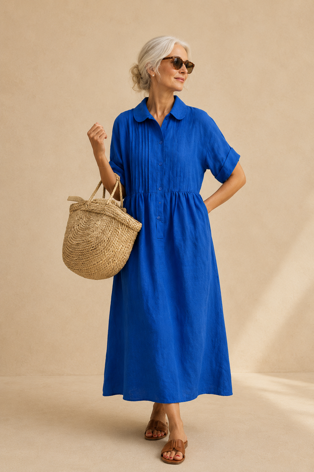 Camille | Robe Chemise Élégante