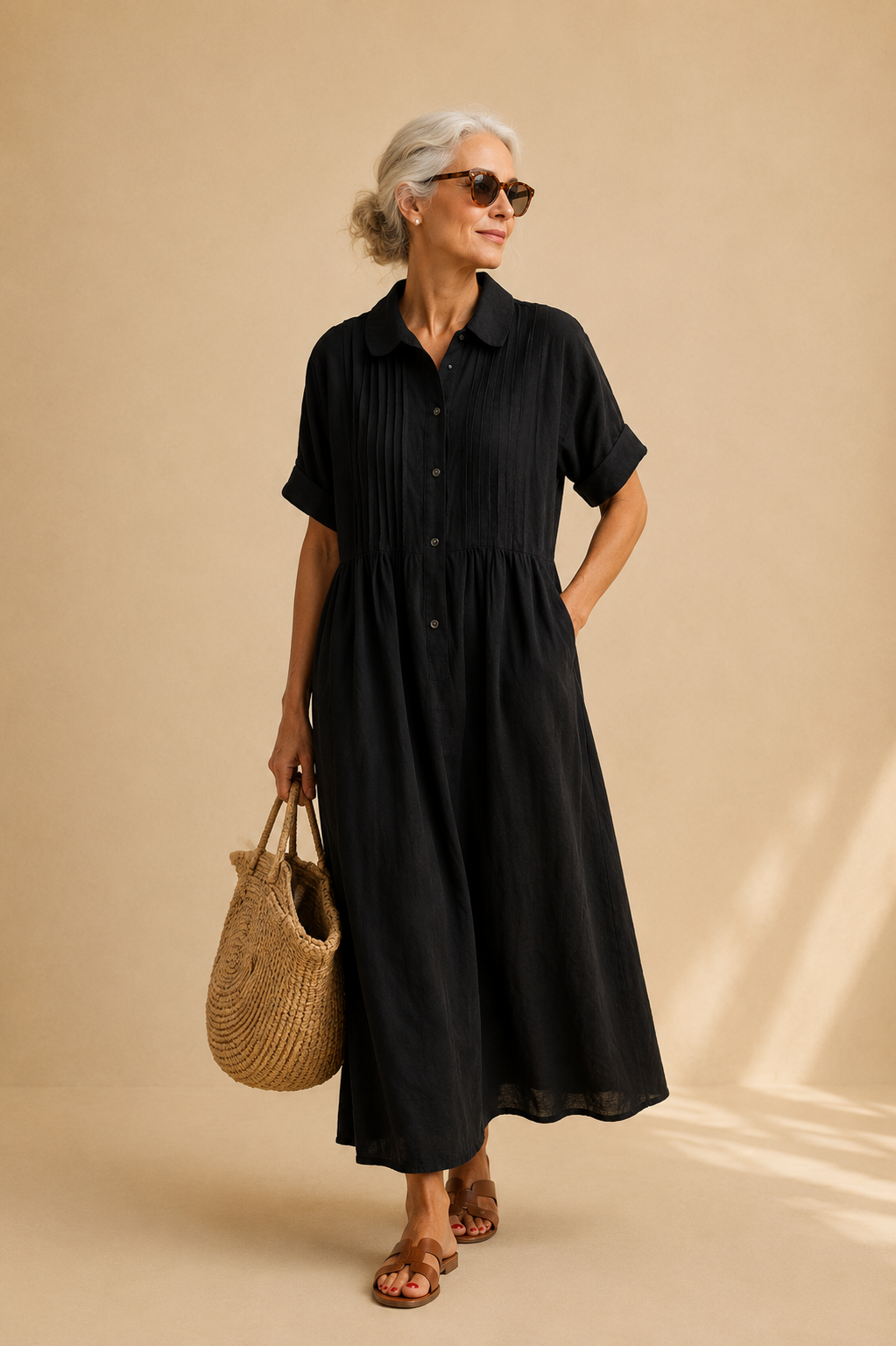 Camille | Robe Chemise Élégante