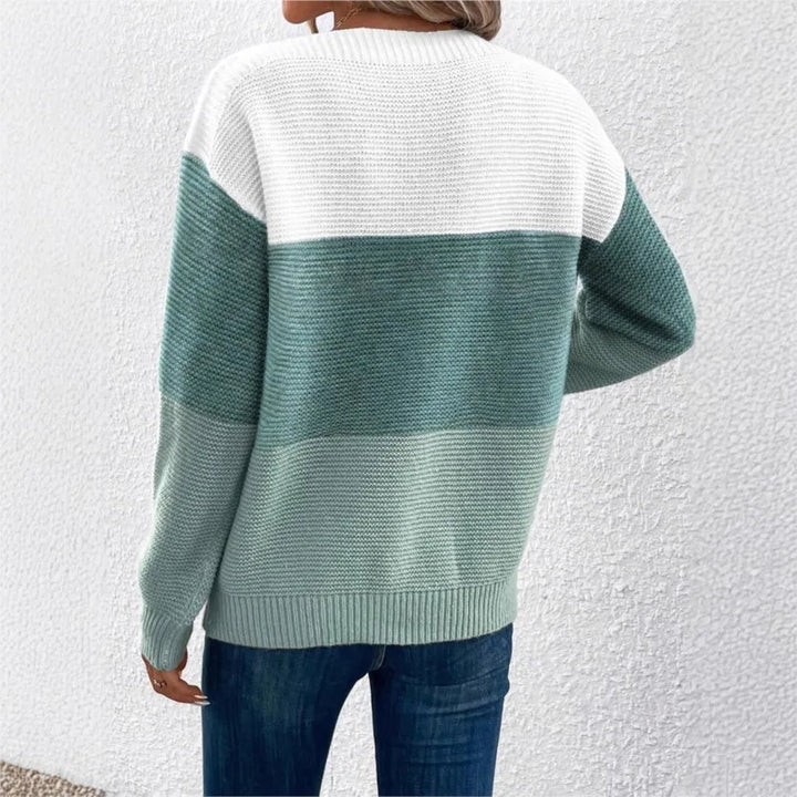 Nancy | Knitted Patchwork Sweater