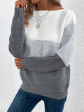 Nancy | Knitted Patchwork Sweater
