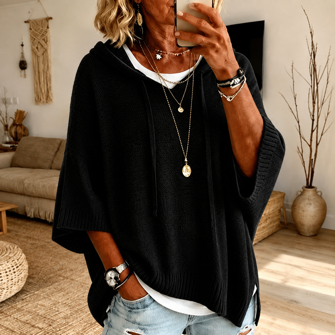 Sophie –  Poncho Sweater
