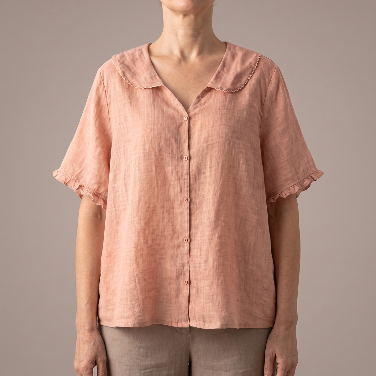 ADÈLE LINEN BLOUSE