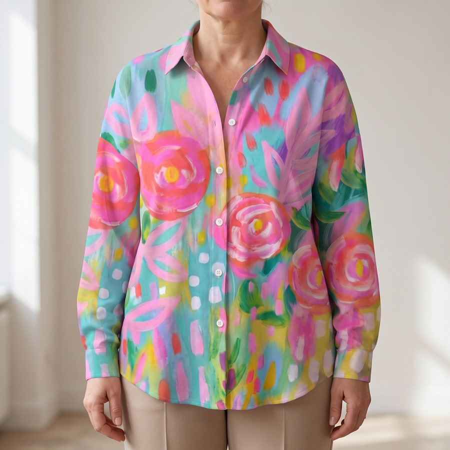 AMARA COLORBURST BLOUSE
