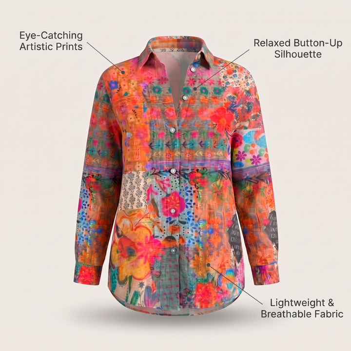 AMARA COLORBURST BLOUSE