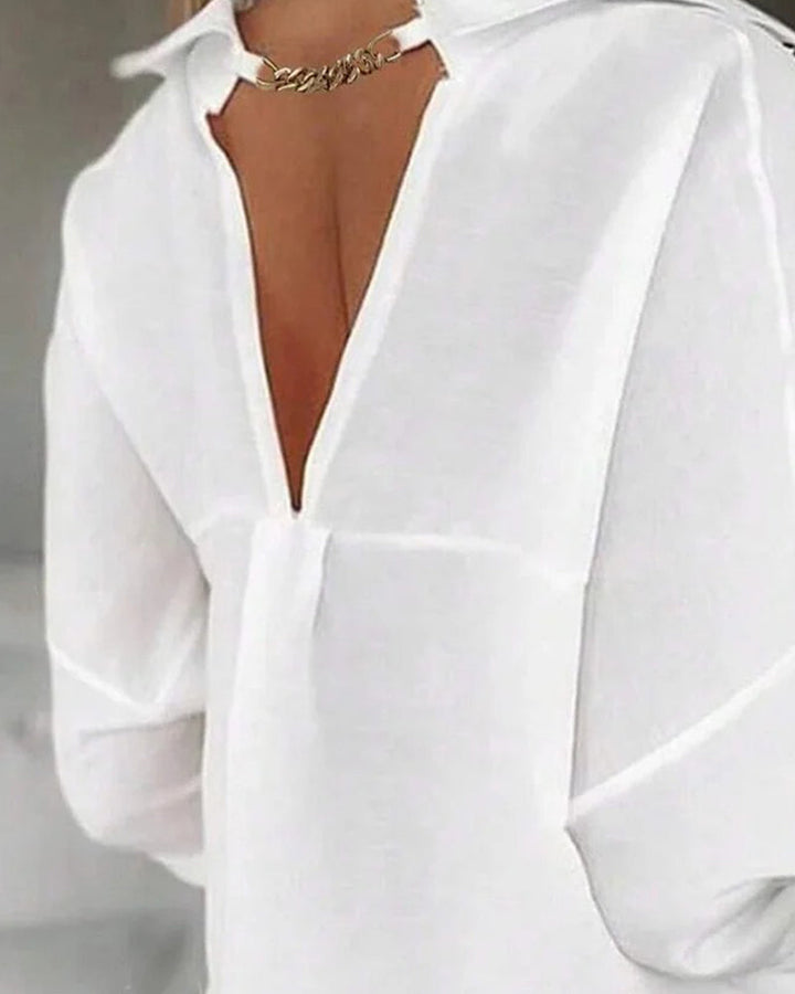 Robe 100% Coton Broderie Ajourée Dos En V Mode