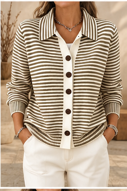 Laila | The Striped Cardigan