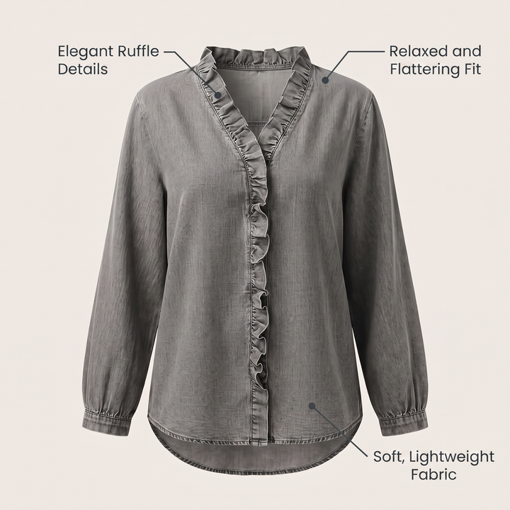 CELESTE RUFFLE TOP