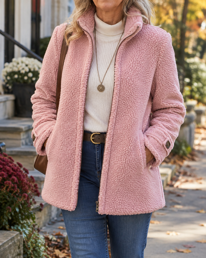 Sarah | Cozy Stand Collar Jacket