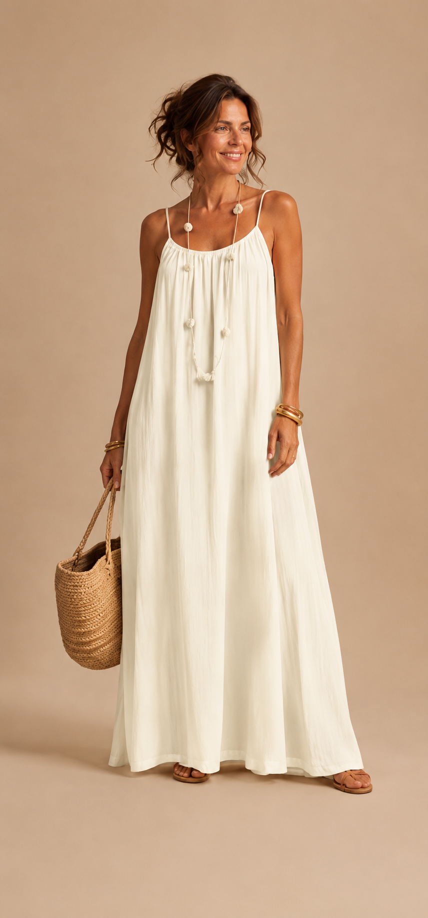 Robe longue dos nu
