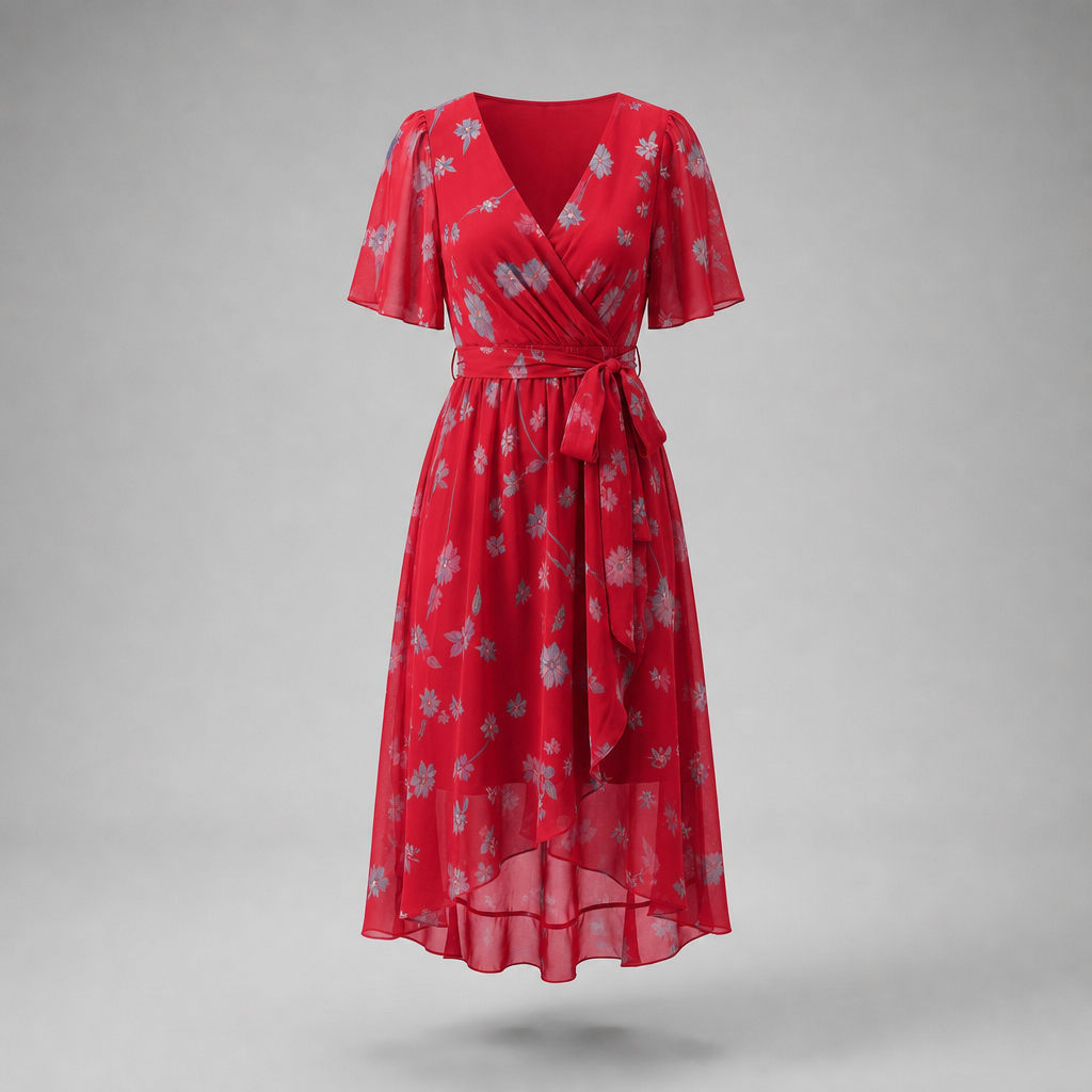 LUNETH FLUID V DRESS
