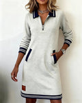 mila | Zip Collar Dress