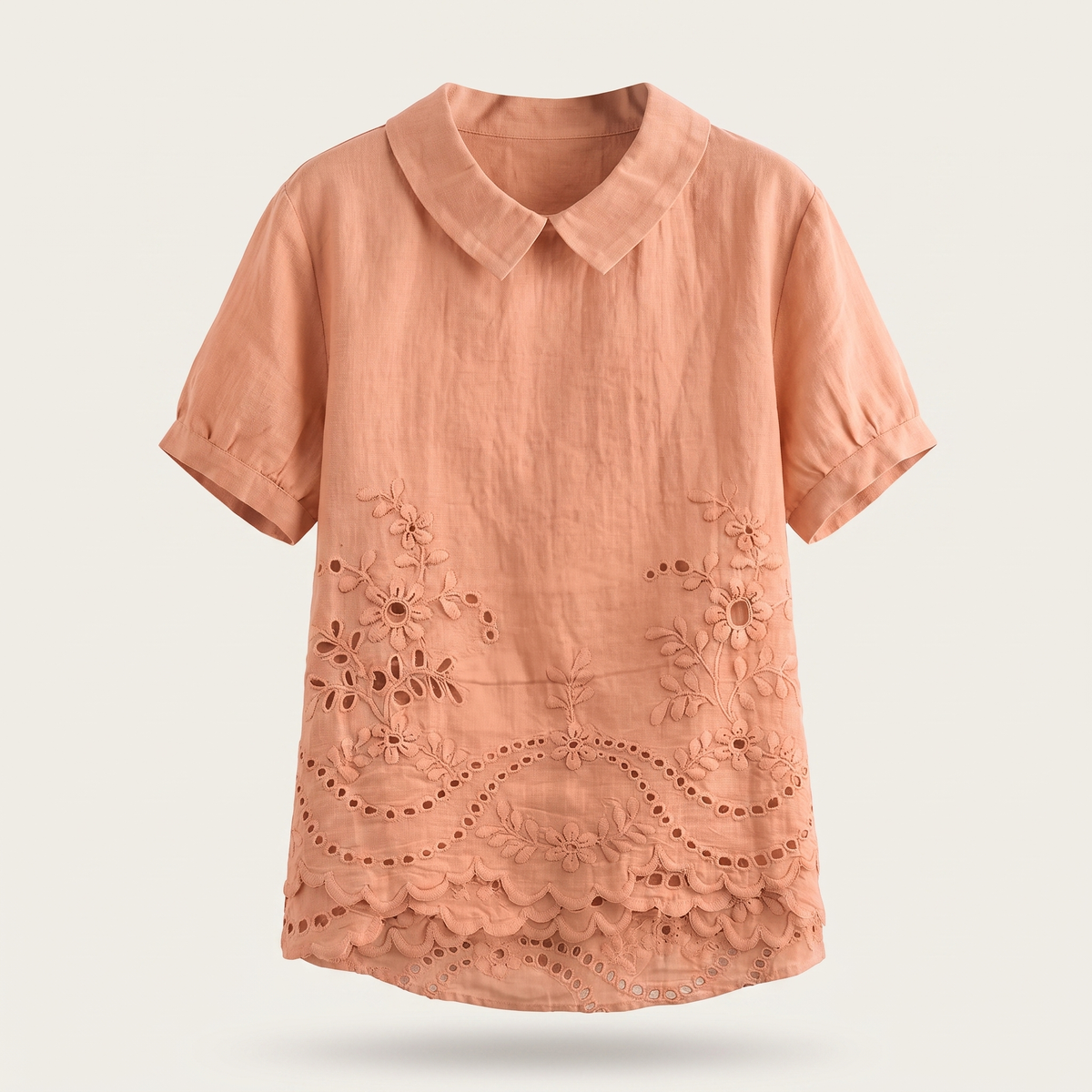 LILY BLOOM EMBROIDERED TOP