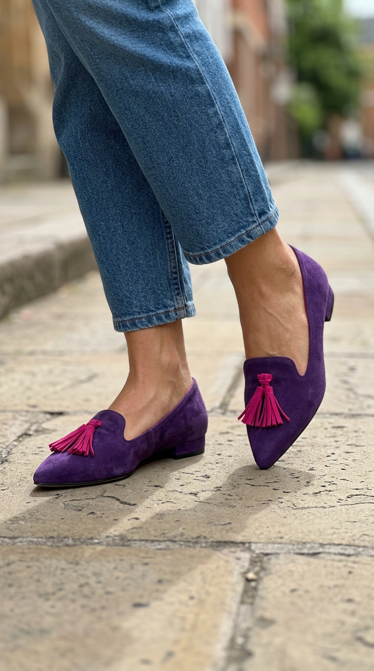 Olivia | Pointed Toe Slip-On Flats