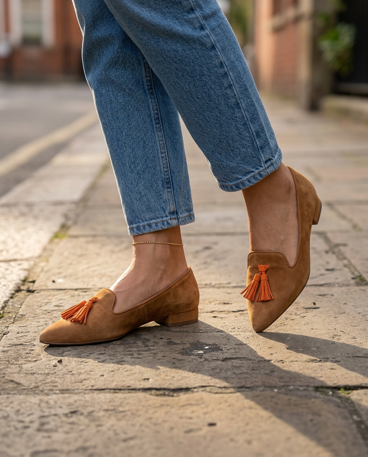 Olivia | Pointed Toe Slip-On Flats