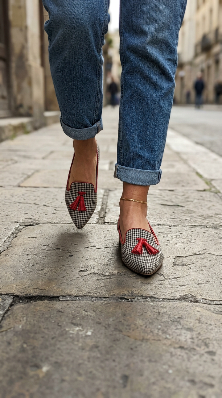 Olivia | Pointed Toe Slip-On Flats