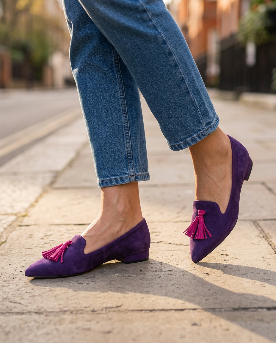 Olivia | Pointed Toe Slip-On Flats