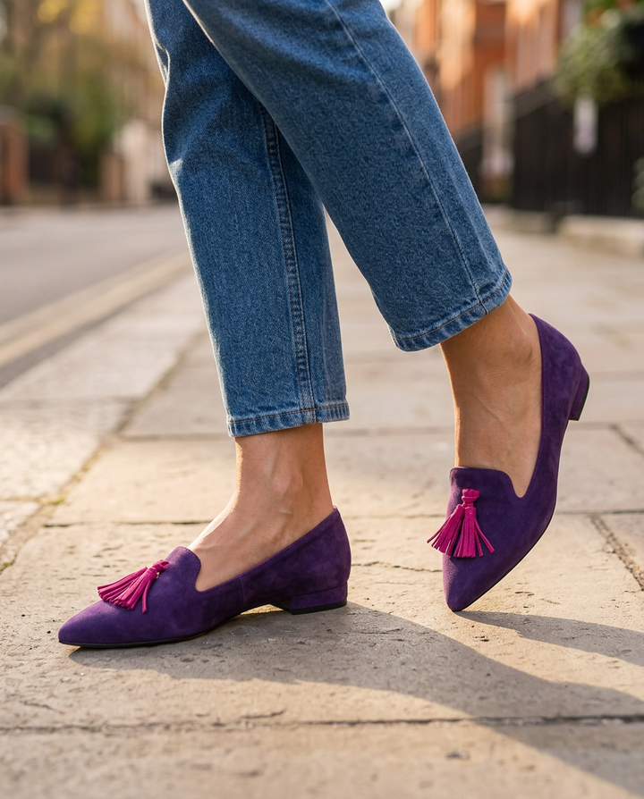 Olivia | Pointed Toe Slip-On Flats