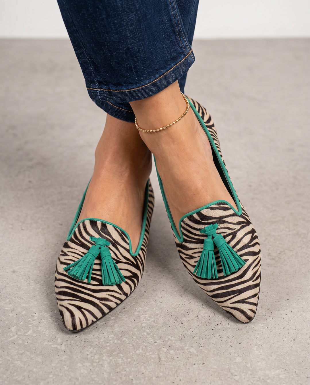 Olivia | Pointed Toe Slip-On Flats