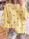 Charlotte | Chic Sunshine  Polka Dot Sweatshirt