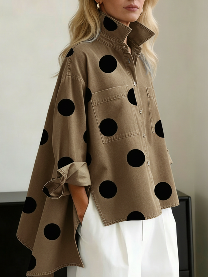 Hailey | Polka Dot Overshirt for Women