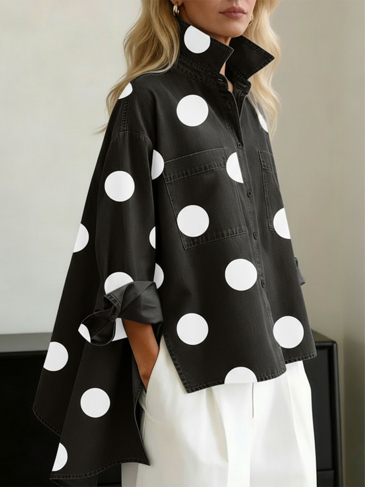 Hailey | Polka Dot Overshirt for Women