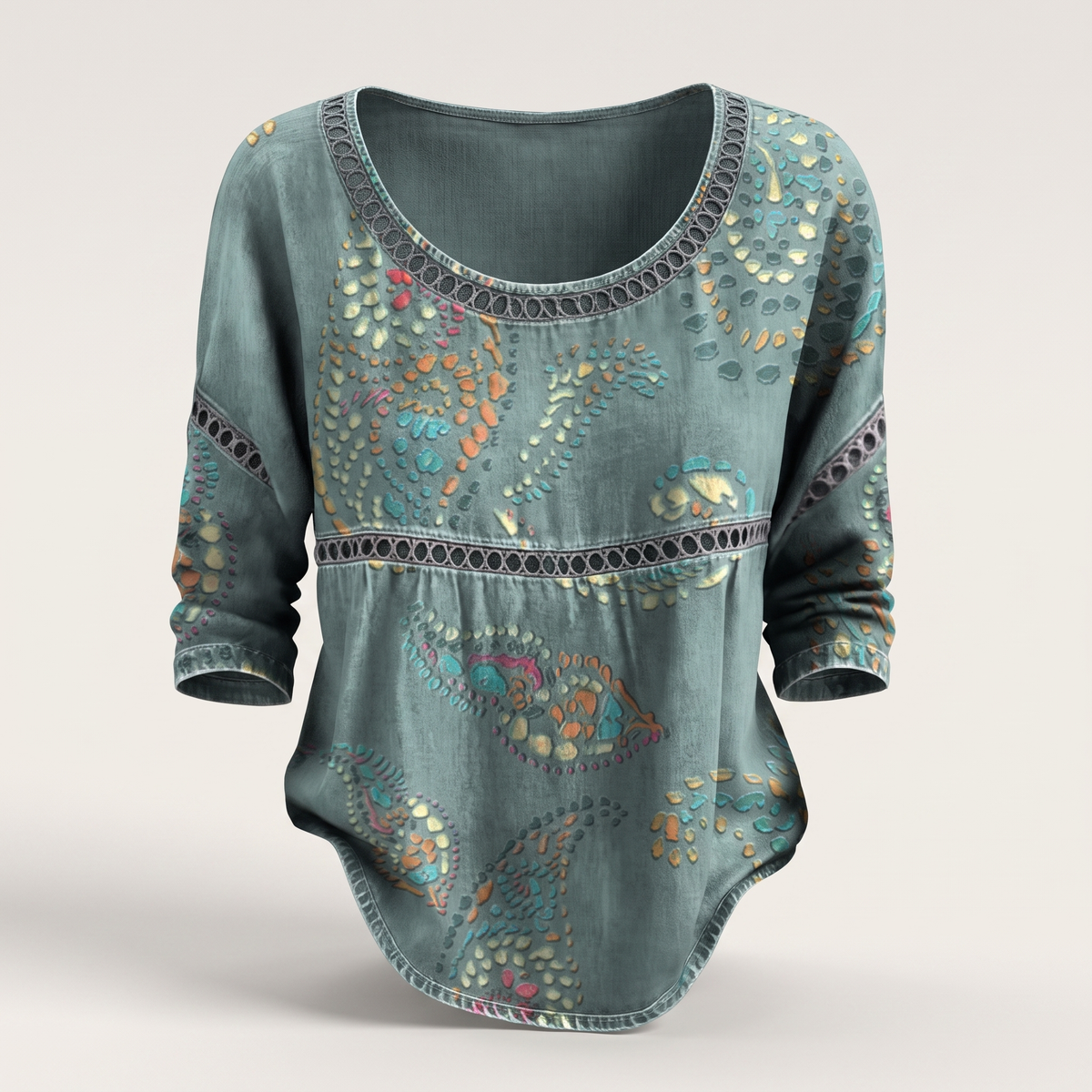 ROSALIE VINTAGE BUTTON BLOUSE