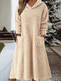 Vivian | cozy Hooded Lounge Dress